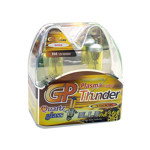 GP Thunder Xenon 3500K H4 55W Plasma-Gold Quartz Glass Fog Bulbssgp35k-H4