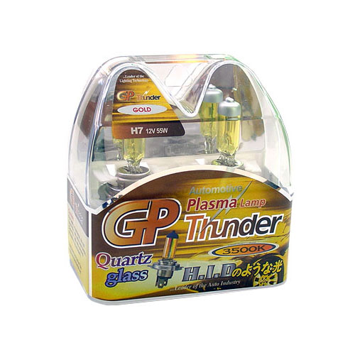 GP Thunder Xenon 3500K H7 55W Plasma-Gold Quartz Glass Fog Bulbssgp35k-H7